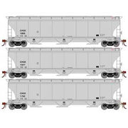 Athearn Genesis G97146 HO Scale Trinity 3 Bay Covered Hopper ConAgra CAGX 3 Pack #2