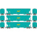Athearn Genesis G97150 HO Scale Trinity 3 Bay Covered Hopper Ex-AGP DJTX 3 Pack #2