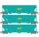 Athearn Genesis G97150 HO Scale Trinity 3 Bay Covered Hopper Ex-AGP DJTX 3 Pack #2