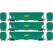 Athearn Genesis G97158 HO Scale Trinity 3 Bay Covered Hopper AG Processing AGP 3 Pack 2