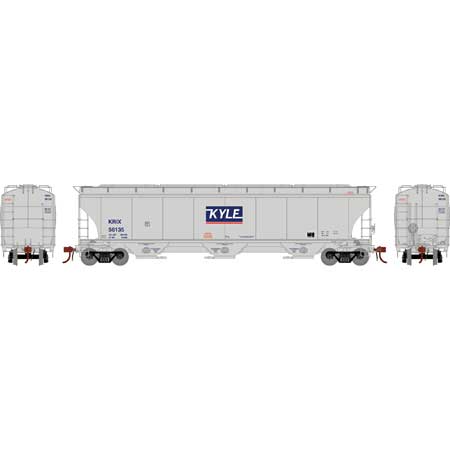 Athearn Genesis G97160 HO Scale Trinity 3 Bay Covered Hopper KYLE KRIX 56135