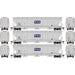 Athearn Genesis G97162 HO Scale Trinity 3 Bay Covered Hopper KYLE KRIX 3 Pack #2