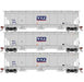 Athearn Genesis G97162 HO Scale Trinity 3 Bay Covered Hopper KYLE KRIX 3 Pack #2
