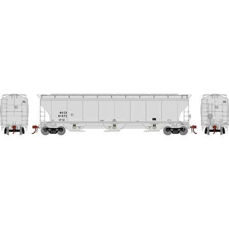Athearn Genesis G97163 HO Scale Trinity 3 Bay Covered Hopper General American GCCX 81072