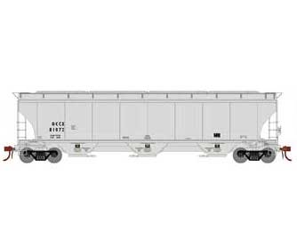 Athearn Genesis G97163 HO Scale Trinity 3 Bay Covered Hopper General American GCCX 81072