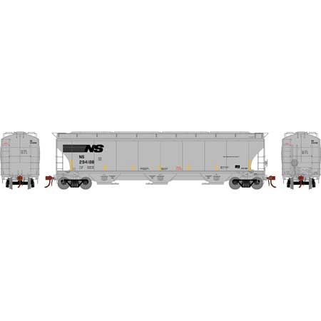 Athearn Genesis G97167 HO Scale Trinity 3 Bay Covered Hopper Norfolk Southern "Late" NS 294188