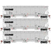 Athearn Genesis G97169 HO Scale Trinity 3 Bay Covered Hopper Norfolk Southern NS 3 Pack #1