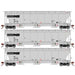 Athearn Genesis G97170 HO Scale Trinity 3 Bay Covered Hopper Norfolk Southern NS 3 Pack #2