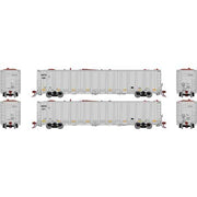 Athearn Genesis GN12570 N Scale NSC 6400 Gondola with Load WCTX 2 Pack