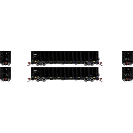Athearn Genesis GN12582 N Scale NSC 6400 Gondola MRRX 2 Pack