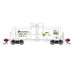 Athearn Genesis GN15309 N Scale 13,000 Gallon Acid Tank Car Grupo Mexico MDCX 1172