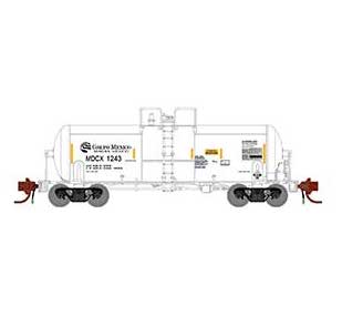 Athearn Genesis GN15311 N Scale 13,000 Gallon Acid Tank Car Grupo Mexico MDCX 1243