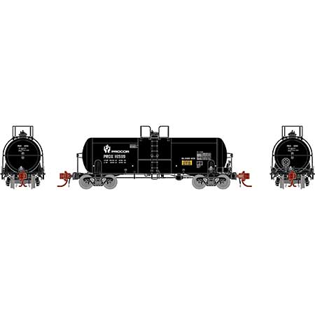 Athearn Genesis GN15319 N Scale 13,000 Gallon Acid Tank Car "Black" PROX 16599