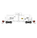 Athearn Genesis GN15329 N Scale 13,000 Gallon Acid Tank Car "White" UTLX 11330