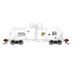 Athearn Genesis GN15330 N Scale 13,000 Gallon Acid Tank Car "White" UTLX 11745