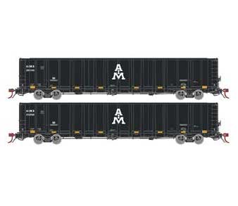 Athearn Genesis GN6720 N Scale NSC 6000 Gondola with Load AIMX 2 Pack #1