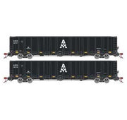 Athearn Genesis GN6721 N Scale NSC 6000 Gondola with Load AIMX 2 Pack #2