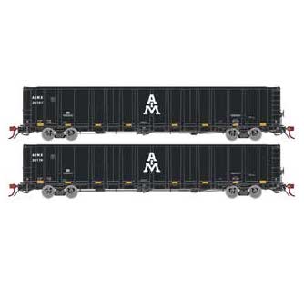 Athearn Genesis GN6721 N Scale NSC 6000 Gondola with Load AIMX 2 Pack #2