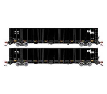 Athearn Genesis GN6725 N Scale NSC 6000 Gondola with Load IMRX 2 Pack #2