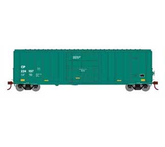 Athearn HO 18676 50' FMC 5327 Boxcar Canadian Pacific CP 224197