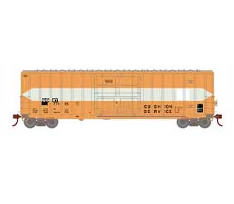 Athearn HO 18686 50' FMC 5327 Boxcar Quebec-Gatineau Railway QGRY 77115