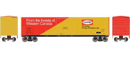 Athearn HO 76124 50' Youngstown Plug Door Boxcar Canfor USEX 2056