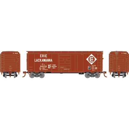 Athearn HO 7625 40' Superior Door Boxcar Erie Lackawanna EL 88099