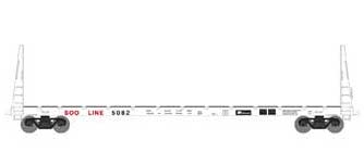 Athearn HO 90550 60' Bulkhead Flatcar SOO Line 5082