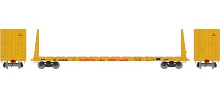 Athearn HO 90563 60' Bulkhead Flatcar Union Pacific UP 215555