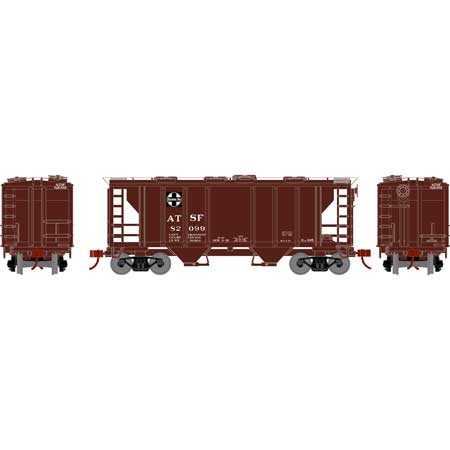 Athearn HO Scale 15409 PS-2 2003 Covered Hopper Santa Fe ATSF 82099