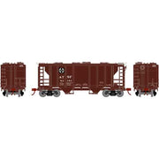 Athearn HO Scale 15410 PS-2 2003 Covered Hopper Santa Fe ATSF 82181