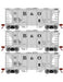 Athearn HO Scale 15414 PS-2 2003 Covered Hopper Baltimore & Ohio B&O 3 Pack