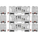 Athearn HO Scale 15420 PS-2 2003 Covered Hopper Florida East Coast FEC 3 Pack