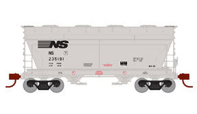 Athearn HO Scale 15497 ACF 2970 2 Bay Covered Hopper Norfolk Southern NS #235191