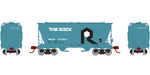 Athearn HO Scale 15499 ACF 2970 2 Bay Covered Hopper Rock Island RI #512013