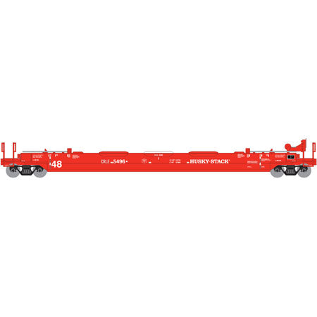 Athearn HO Scale 16455 48' Husky Stack Intermodal Well Car Coe Rail CRLE 5496 - USED