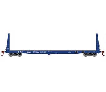Athearn HO Scale 17222 60' Bulkhead  Flatcar Texas Oklahoma & Eastern TOE 4053