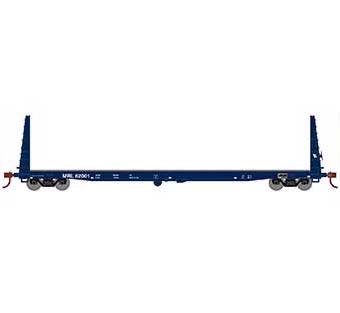 Athearn HO Scale 17224 60' Bulkhead  Flatcar Montana Rail Link MRL 62001