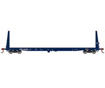 Athearn HO Scale 17225 60' Bulkhead  Flatcar Montana Rail Link MRL 62020