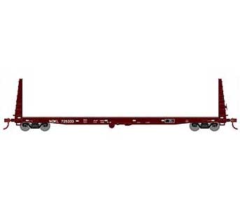 Athearn HO Scale 17227 60' Bulkhead Flatcar NOKL 725333