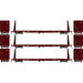 Athearn HO Scale 17229 60' Bulkhead Flatcar NOKL 3 Pack