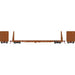 Athearn HO Scale 17233 60' Bulkhead Flatcar Southern Pacific SP 509322