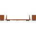 Athearn HO Scale 17234 60' Bulkhead Flatcar Southern Pacific SP 509453