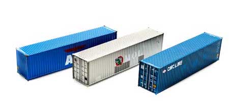 Athearn HO Scale 27153 40' Hi-Cube Containers APL MOL and CNC Line CNCU