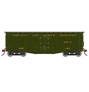 Athearn HO Scale 84708 40' Pfaudler Milk Car Chicago & North Western C&NW 1955