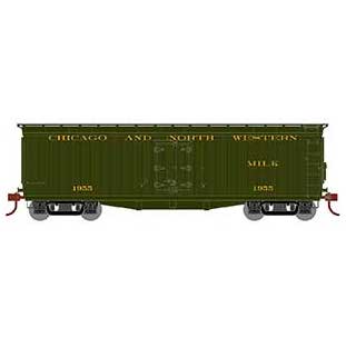 Athearn HO Scale 84708 40' Pfaudler Milk Car Chicago & North Western C&NW 1955