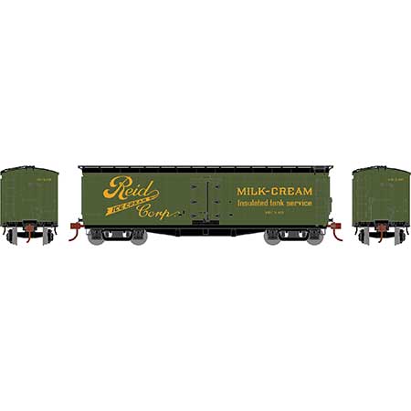 Athearn HO Scale 84715 40' Pfaudler Milk Car Reid Ice Cream RICX 107