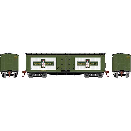 Athearn HO Scale 84718 40' Pfaudler Milk Car Alderney Dairy NMCX 109
