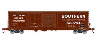 Athearn HO Scale 89545 50' Combo Door Boxcar SOUTHERN #522794