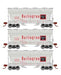 Athearn HO Scale 93453 ACF 2970 2 Bay Covered Hopper Burlington CB&Q 3 Pack